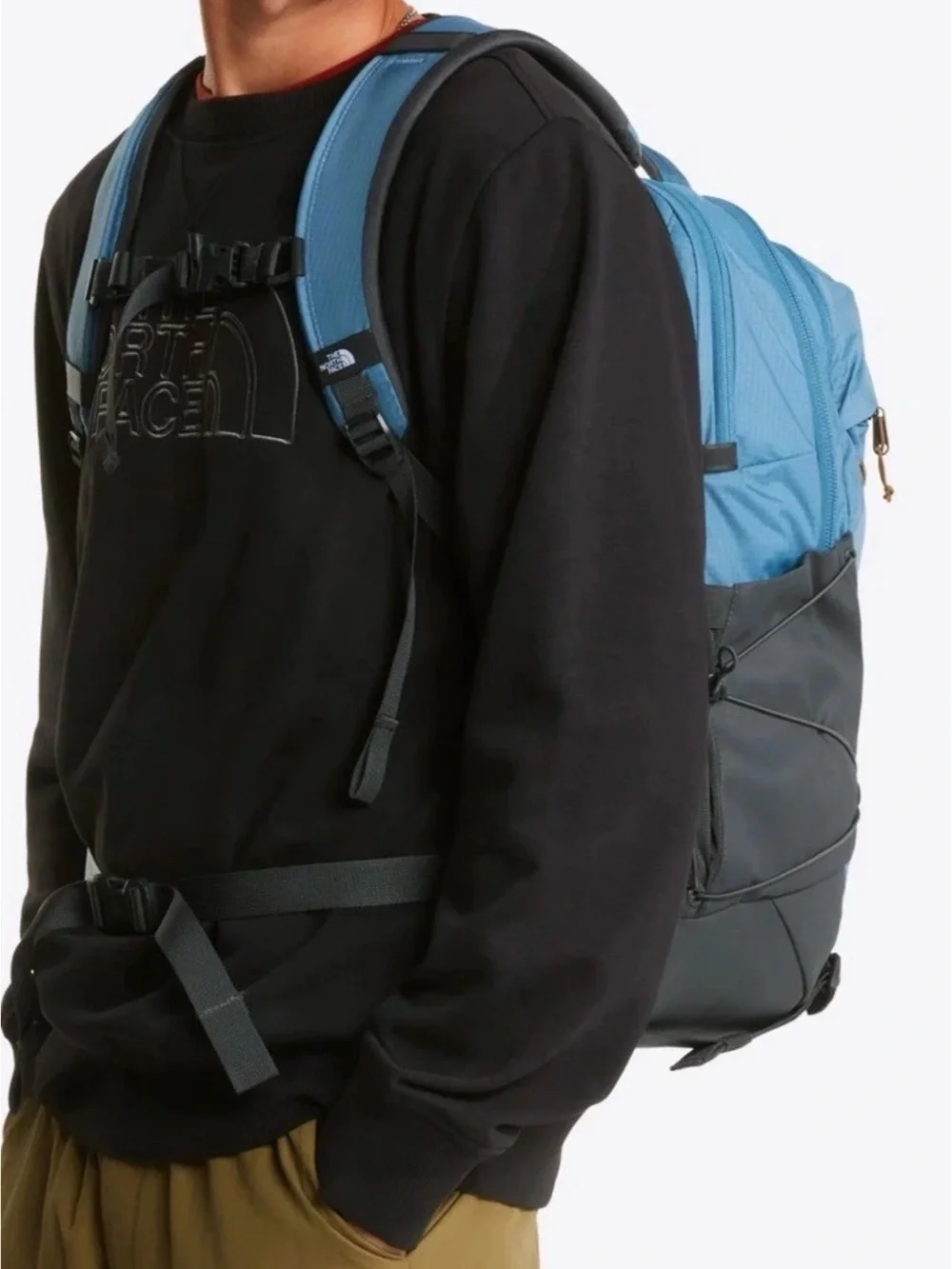 The North Face Borealis Backpack Winslor Blue/Grey NWT